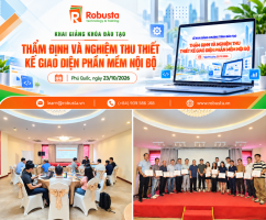 Robusta Khai Giảng Khóa “Thẩm Định & Nghiệm Thu Thiết Kế Giao Diện Phần Mềm Nội Bộ” Tại Phú Quốc