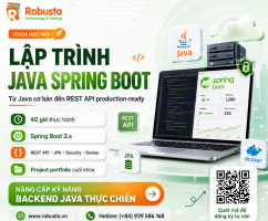 Lập Trình Java Spring Boot - Từ Java cơ bản đến REST API production-ready: lộ trình thực hành xây dựng backend doanh nghiệp chuẩn