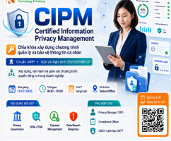 Khóa học CIPM - Chìa khóa quản lý & bảo vệ thông tin cá nhân theo Nghị định 356/2025/NĐ-CP