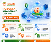 Robusta khai giảng liên tục 6 khóa học trong tuần cuối tháng 6: Khẳng định năng lực đào tạo công nghệ chuyên sâu

