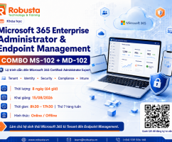 Làm chủ toàn bộ hệ sinh thái Microsoft 365 - từ Tenant, Identity, Security, Compliance đến Intune Endpoint Management - trong một chương trình đào tạo tích hợp duy nhất.