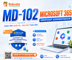 MD-102: Microsoft 365 Endpoint Administrator
Làm chủ triển khai, bảo mật và quản lý endpoint hiện đại với Microsoft Intune, Autopilot và Defender