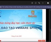 Robusta khai giảng trực tuyến "Khóa đào tạo VMWare Sphere [v7.x]"