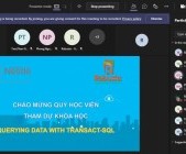 Robusta khai giảng khóa đào tạo trực tuyến "Querying Data with Transact-SQL"