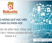 Robusta triển khai tổ chức khóa đào tạo trực tuyến "TOGAF 9.2"