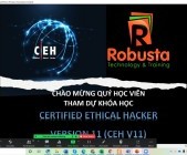 Robusta khai giảng khóa đào tạo trực tuyến "Certified Ethical Hacker version 11 (CEH v11)"