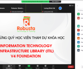 Robusta khai giảng khóa đào tạo "Information Technology Infrastructure Library (ITIL) V4 Foundation"