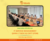 Robusta khai giảng khóa đào tạo "IT Service Management - Quản lý dịch vụ CNTT (ITSM)"