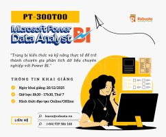 PL-300T00: Microsoft Power BI Data Analyst – Khai phá dữ liệu, tạo giá trị, dẫn đầu quyết định