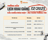 Tháng 12/2025 – Robusta khai gaingr loạt khóa học an toàn thông tin chuẩn quốc tế