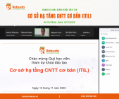 Robusta tổ chức khóa đào ITIL 4 Foundation: nâng tầm quản lý dịch vụ CNTT
