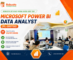 Robusta khai giảng khóa “Microsoft Power BI Data Analyst (PL-300T00)” – Ứng dụng dữ liệu hiệu quả


