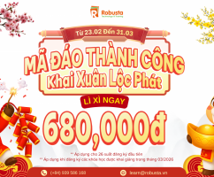 Mã Đáo Thành Công – Khai Xuân Lộc Phát 
Giảm Ngay 680.000 Vnd – Ưu Đãi Giới Hạn Chỉ 26 Suất Đầu Tiên!