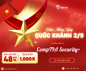 Ưu đãi 2/9: CompTIA Security+ (SY0-701) giảm đến 48% + 1 triệu đồng