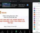 Khai giảng khóa đào tạo “Giám sát bảo mật hệ thống mạng và thu thập phương thức tấn công của tin tặc” 