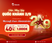 Ưu Đãi Quốc Khánh 2/9 – Giảm Đến 40% + Thêm Lên Đến 1 Triệu Khi Đăng Ký Khóa Microsoft Azure Administrator (AZ-104)