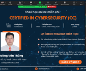 Robusta đã tổ chức thành công Khoá học miễn phí "(ISC)2 Certified In Cybersecurity -  Chứng chỉ bảo mật cơ bản"
