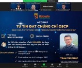 Robusta tổ chức thành công Webinar "Tự tin đạt chứng chỉ OSCP - Cách học, thi và thành công trong sự nghiệp kiểm thử xâm nhập"