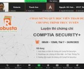 Robusta tổ chức thành công Chương trình trực tuyến "Luyện thi chứng chỉ CompTIA Security+"