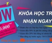 CHƯƠNG TRÌNH ƯU ĐÃI HẤP DẪN “WOW!!! KHÓA HỌC TRAO TAY – NHẬN NGAY ƯU ĐÃI” CÙNG ROBUSTA